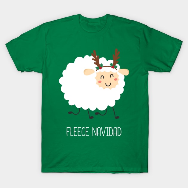 Fleece Navidad T-Shirt by everinseason